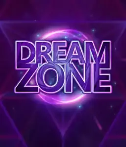 Step into the vibrant realm of the Dream Zone game by ELK Studios, showcasing a brilliant purple and blue cosmic backdrop with the striking logo illuminated brightly. This image portrays a surreal atmosphere, great for players who love sci-fi, delivering a captivating adventure.